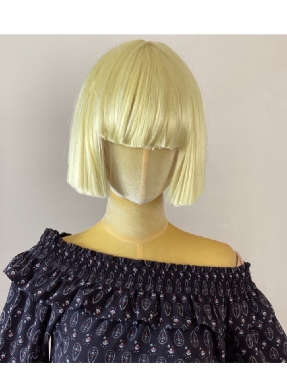 Misa Los Angeles Off-Shoulder Tiered Bell-Sleeve Blouse SZ S - Picture 6 of 6